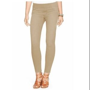Lauren Jean Co. Modern Stretch Denim Legging in Sedona Tan Wash NWT SZ 4 L 29”!
